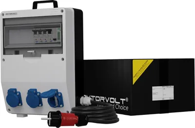 Produktbild von Stromverteiler TD-S/FI 3x230V SKH Kabel Stromzähler MID Doktorvolt 9856