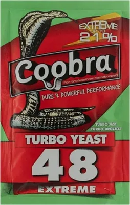 Produktbild von HUGBERT Coobra 48 Extreme Vodka Brennhefe Alkohol Gärhefe Hefe Schnaps Brennhefe TOP, 1 Stück