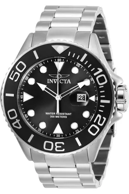 Zdjęcie produktu dla Invicta Pro Diver 28765 Zegarek Męski - Mechanizm Kwarcowy - Stal Nierdzewna z Czarną Tarcza - 50 mm