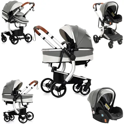 Produktbild von Babywagen - Kinderwagen - Faltbarer Kinderwagen - Zusammenklappbarer Kinderwagen - Faltbarer Kinderwagen für Neugeborene
