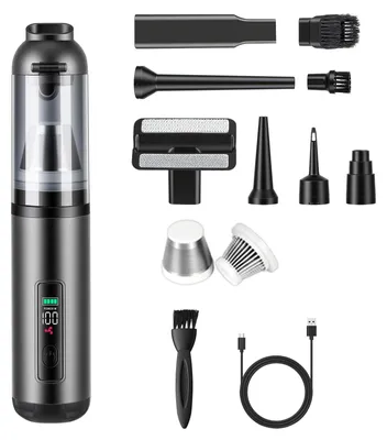 Produktbild von Handstaubsauger, Akku, 4-in-1, tragbarer Mini-Staubsauger, 16000 Pa Saugleistung, 3 Saugmodi