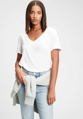 Produktbild von GAP T-shirt bio vintage v-ausschnitt - L