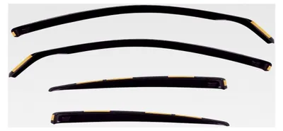 Produktbild von Windabweiser für Dodge Caliber 2006-2012, Heko Regenabweiser, getönt, 4-teilig, vorne und hinten, aerodynamisch