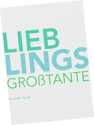 Produktbild von Mr. & Mrs. Panda Postkarte Großtante - Weiß - Geschenk, Nichte, Tante, bildkarte, Geschenkidee, Spruch, Grußkarte, Ansichtskarten, Postkarten, Tanten, Kleinigkeit