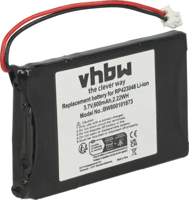 Produktbild von vhbw Akku Ersatz für LZ423048BT, RP423048, CP76 für schnurlos Festnetz Telefon (600 mAh, 3,7 V, Li-Ion)
