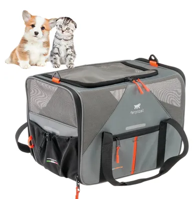 Image de Cage de transport Ferplast Voyager pour chiens, caisse de transport pour chats, sac de transport pour chiens, réglable