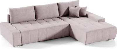Produktbild von Intenso Ecksofa mit Schlaffunktion Velutti L, Rosa, Rechts