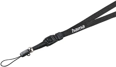 Image de Sangle avec fermeture à clip, 45 cm, noire