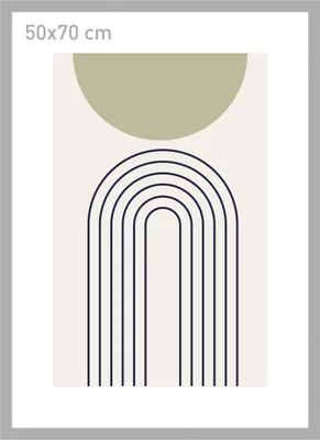 Produktbild von accent by nielsen Holz Bilderrahmen Velino, Silber, 50 x 70 cm