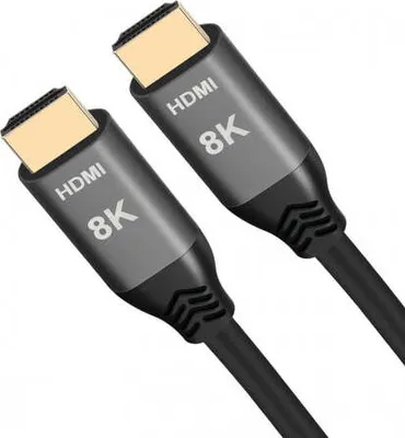 Produktbild von HDMI 2.1 Kabel 2 m 8K Ultra HD Stecker zu Stecker Adapter in Schwarz
