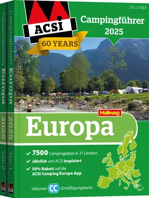 Produktbild von ACSI Campingführer Europa 2025