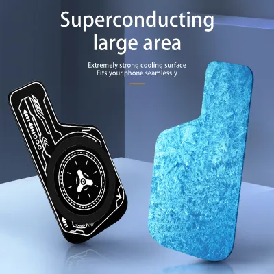 Produktbild von Mobiltelefonkühlplatte Universal Magnetic Semiconductor Kühlung Professionelles Anti-Rutsch-Verbrauch Kühlerbereich Ultra-dünner Handy Verbunduniform Wärmekühlkörper für Gamer