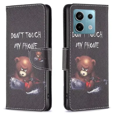 Obrázok produktu pre Ochranné puzdro typu book wallet z umelej kože pre Xiaomi Poco M6 Pro 4G / Redmi Note 13 Pro 4G, motív 1