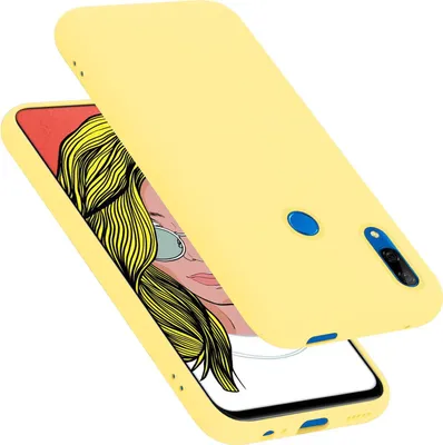 Image de Cadorabo Housse pour Huawei P SMART Z / Y9 PRIME 2019 / Enjoy 10 PLUS Housse en jaune Housse pour portable Case Cover TPU Etui