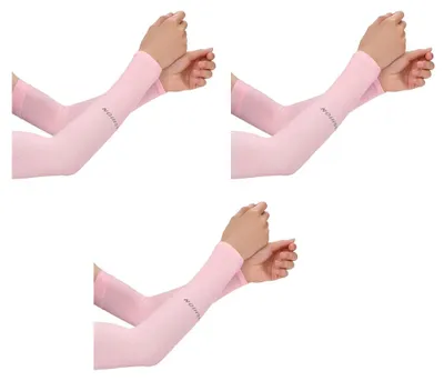 Produktbild von 3 Paar Sonnenschutzhandschuhe, ?rmel aus Eisseide, UV-Schutz?rmel fš¹r Damen und Herren