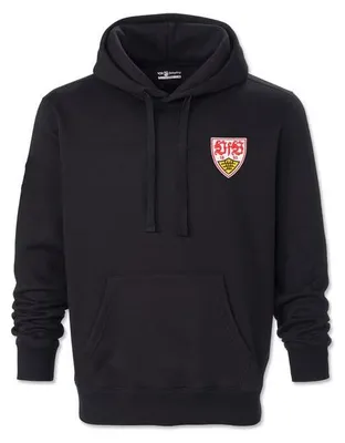 Produktbild von VfB Stuttgart Hoodie Wappenstick schwarz Gr. M