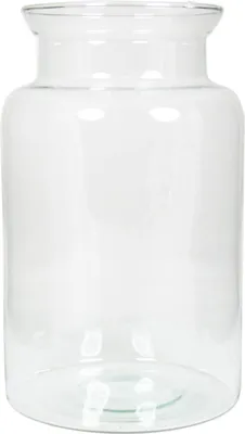 Produktbild von INNA-Glas Blumenvase Karin Ocean aus Glas, klar, 30cm, Ø19cm - Deko Vase