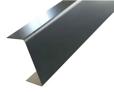 Produktbild von Aluminium U-Profil grau Abdeckprofil 1,5 mm