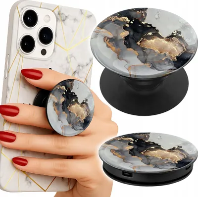 Obrázok produktu pre Držiak / stojan na telefón Popsocket Finger - Elegantný dámsky mramor