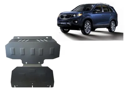 Obrázek produktu pro Ochranný kryt motoru a chladiče z oceli pro vozidla Kia Sorento, rok výroby 2006-2010