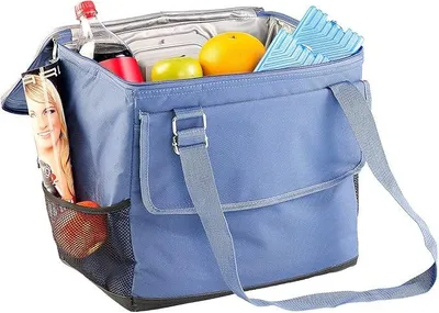 Produktbild von Kühltasche 12V: Elektrische 12-V-Thermo-Kühltasche fürs Auto, 35 l (Elektrische faltbar, Autokühltasche, Kfz)