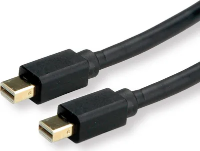 Produktbild von ROLINE Mini DisplayPort Kabel, v1.4, mDP - mDP, ST - ST, schwarz, 2 m
