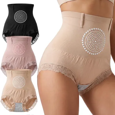 Produktbild von Lwezgi 3 Stück Figurformende Shapewear Damen, Hochgeschnitten mit Bauchkontrolle