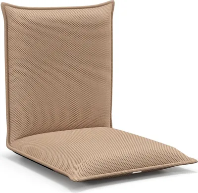 Produktbild von GOPLUS Klappbarer Bodenstuhl, Bodensessel mit 6-stufig Verstellbarer Rückenlehne, Bodensofa mit abnehmbarem Bezug, beim Lesen TV-Schauen Gaming (Beige)