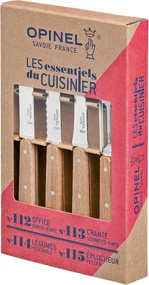 Produktbild von Opinel Les Essentiels Box Set - Beech Piknikový, kuchynský nôž