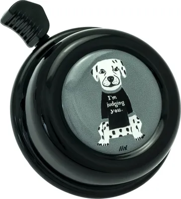 Produktbild von Liix Fahrradklingel Colour Bell , I am Judging You Schwarz