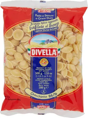 Produktbild von 10x Pasta Divella 100% Italienisch N° 86/b Orecchiette 500 gr