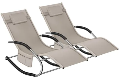 Produktbild von tectake® Sonnenliege Taya, ergonomisch, Schwingfunktion