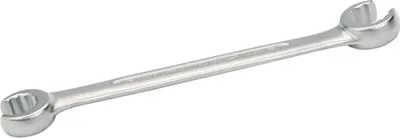 Produktbild von Bahco Chrome Finished Double Ended Angled Fitting 8 Mmx9 Mm 140 Mm Fest Schlüssel Silber  Silber One Size