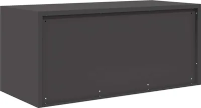 Produktbild von Aufbewahrungsschrank Schwarz 90 x 40 x 40 cm Stahl