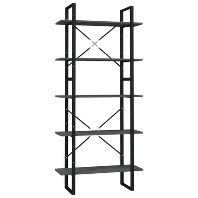 Zdjęcie produktu dla VidaXL 3081990, Szary, Metal, Drewno, 800 mm