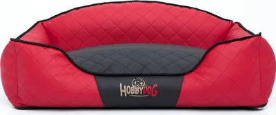 Produktbild von Hundekissen Hundebett Hundekorb Hundesofa für Haustier Hunde Waschbar - Elite - 84 x 65 x 28 cm [Größe: XL] - Rot