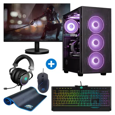Produktbild von ONE GAMING Gaming PC Next Level Complete - Ryzen 5 5500 - RX 9060 - 512 GB NVMe - 16GB RAM - Win11