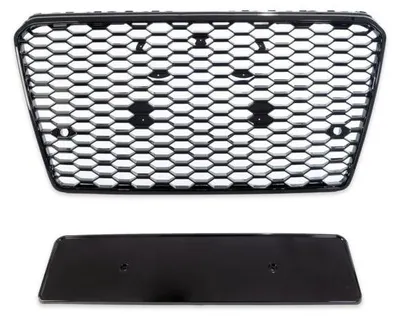 Produktbild von Wabengrill Kühlergrill Schwarz glanz Gitter passend für Audi A7 C7 2010-2014 kein RS7