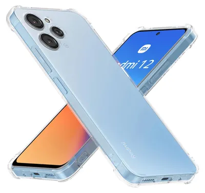 Obrázek produktu pro Pro Xiaomi Redmi 12 – silikonové pouzdro proti nárazům, průhledné pouzdro na mobil