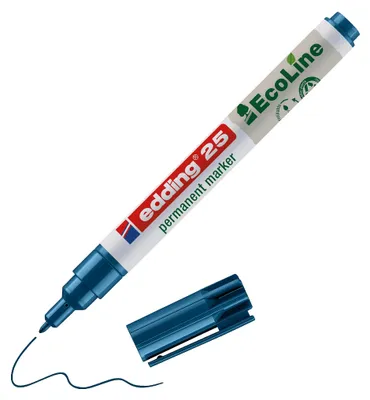 Productafbeelding van edding 25 EcoLine, permanente stift, blauw