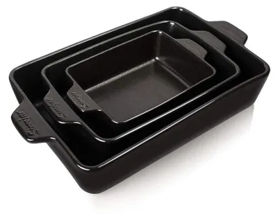 Produktbild von Keramik Auflaufform rechteckig weiß