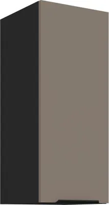 Immagine prodotto di Mobile cucina superiore LUNARA - larghezza 30 cm, beige scuro / nero