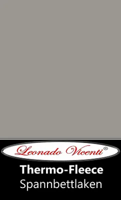Produktbild von Thermofleece Spannbettlaken 120-130x200 cm Grau Warm Winter Komfort mit Rundumgummi