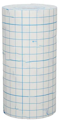 Produktbild von Selbstklebender Verband, dehnbar, atmungsaktiv, schneidbar, Verbandbandrolle für die Wundversorgung nach Operationen, weiß, 15 cm x 10 m