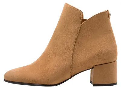 Productafbeelding van Tamaris dames enkellaarsje met rits en blokhak, artikelnummer 1-25354-43, maat: 39 EU, kleur: beige
