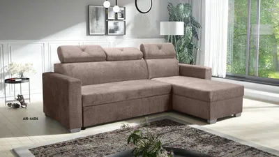 Produktbild von Ecksofa LIVE Eckcouch mit Schlaffunktion und wechselbarer Ecke, L-Form, Bettkasten - Dunkelbeige