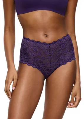 Productafbeelding van Triumph Amourette, Ondergoed, Stringbroek met hoge taille, Volwassenen, Dames, Paars, Hoge taille