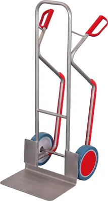 Produktbild von VARIOfit Robuste Edelstahl-Schubkarre mit Luftbereifung