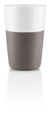 Produktbild von Eva Solo Cafe Latte-Becher - 2 stck - elephant grey