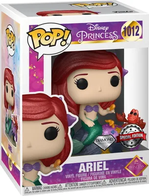 Produktbild von Disney Princess - Ariel 1012 Special Edition Diamond Glitter - Funko Pop! - Vinyl Figur
